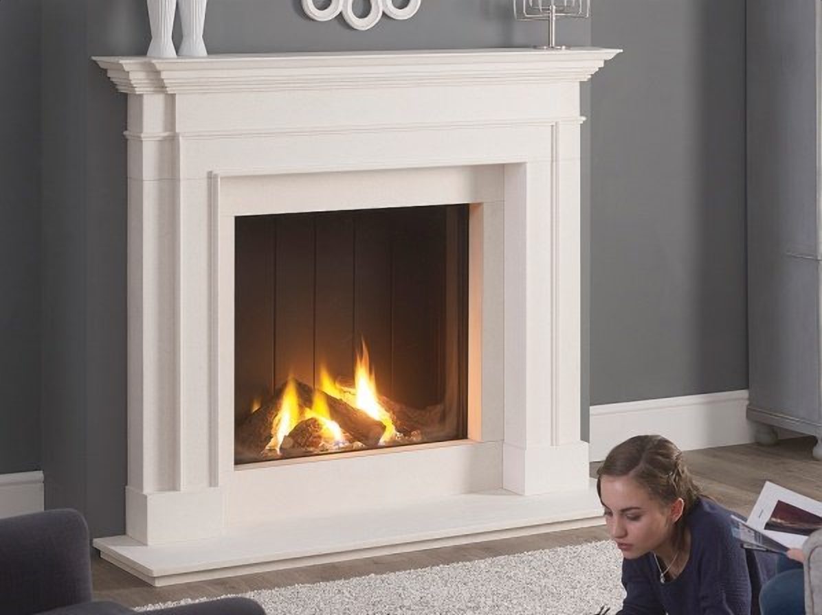 The reference image the living room fireplace design started from