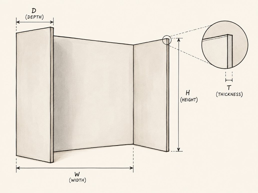 Linear Beige Porcelain Stove Chamber dimensions