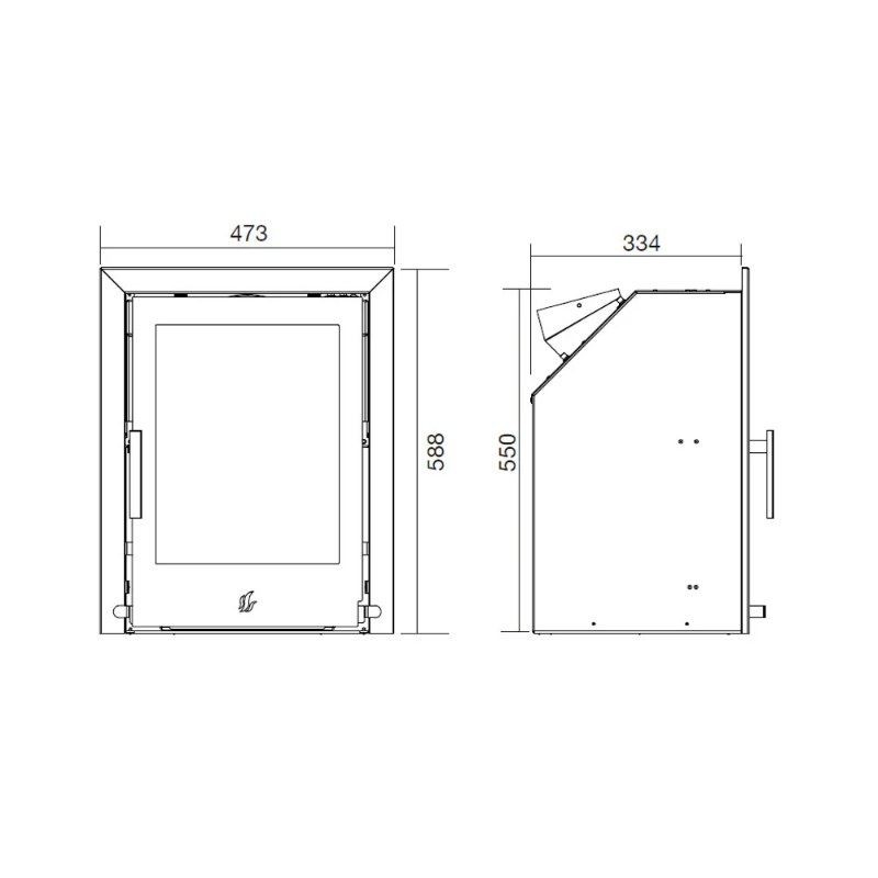 ACR T400 cassette stove dimensions