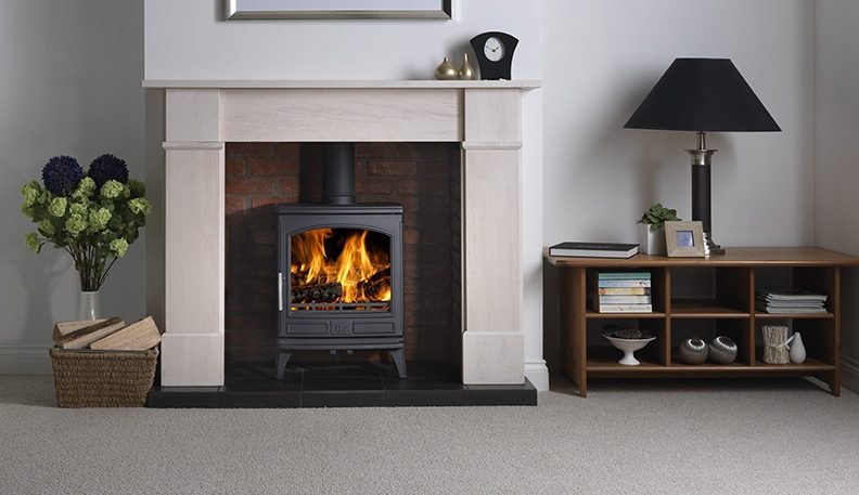 Wood burning vs multi fuel stove: an ACR Ashdale multi fuel stove fitted by Carl Finnell