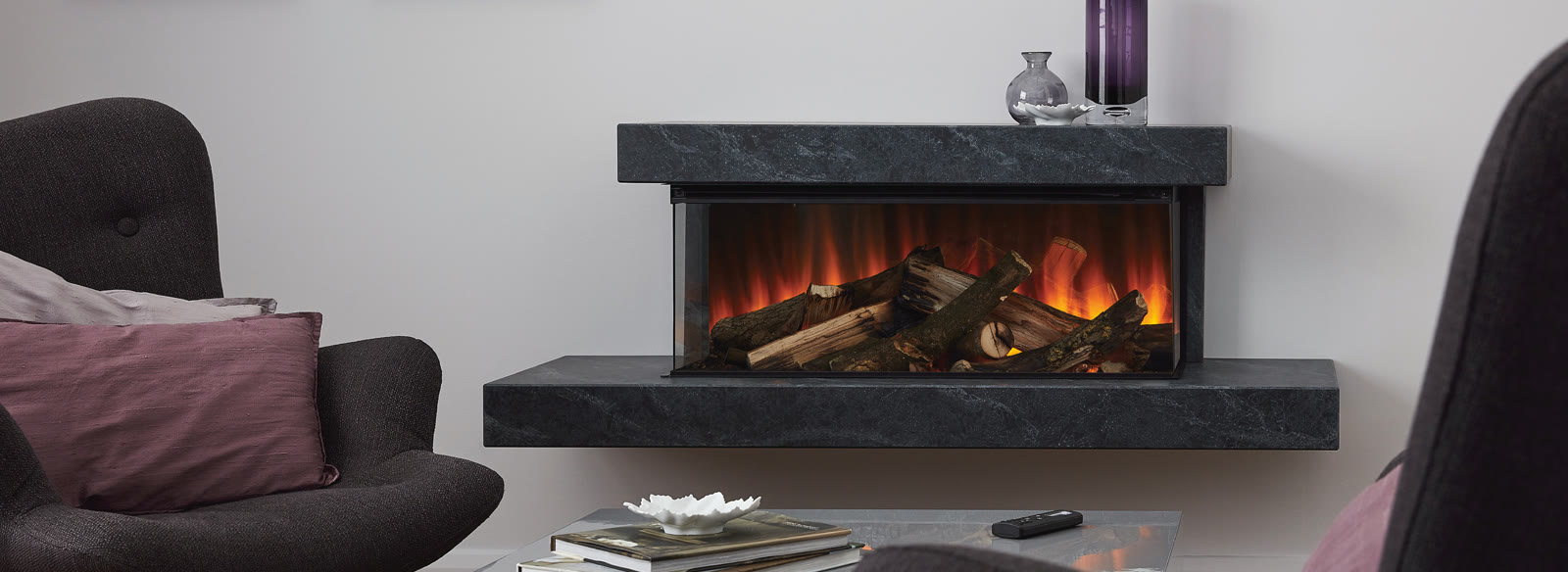 British Fires Brockenhurst electric suite supplied and fitted across Yorkshire