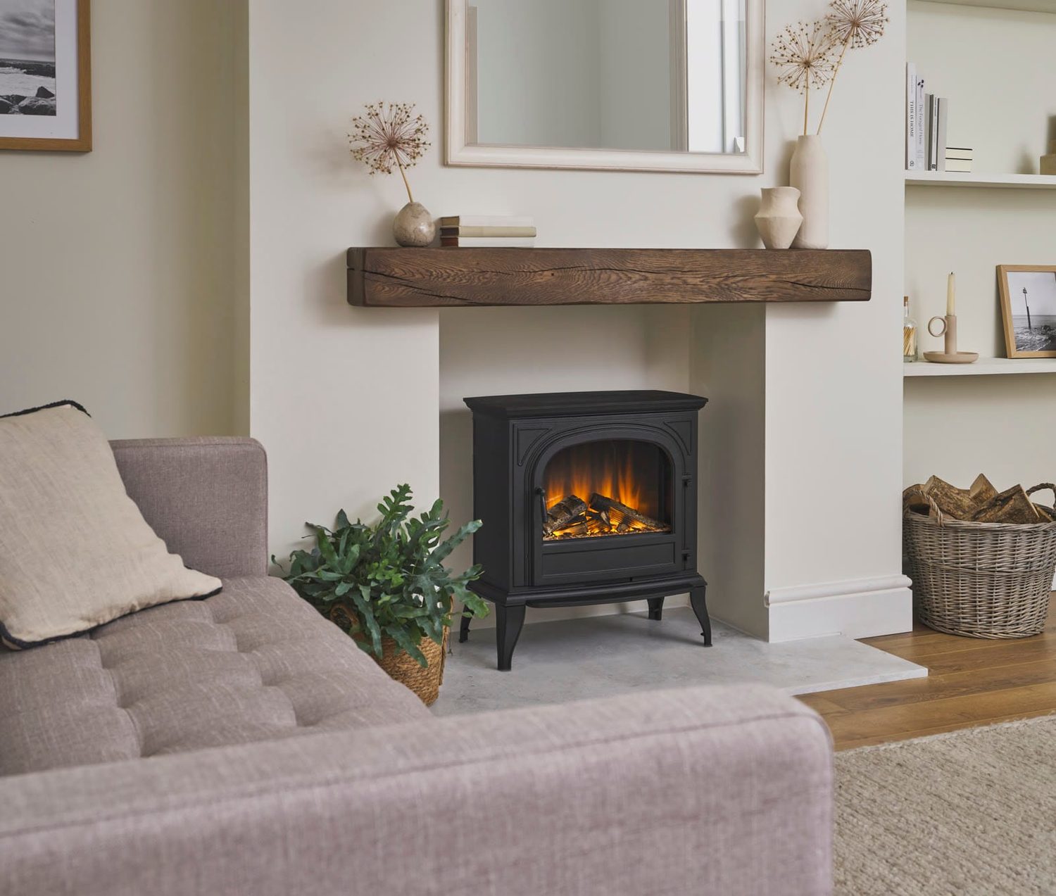 British Fires Hinton electric stove supplied and fitted across Yorkshire
