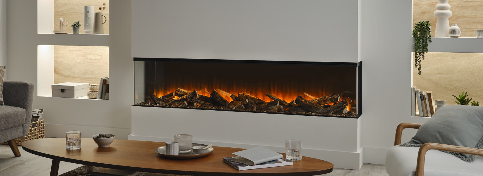 British Fires New Forest 1900 inset electric fire supplied and fitted across Yorkshire