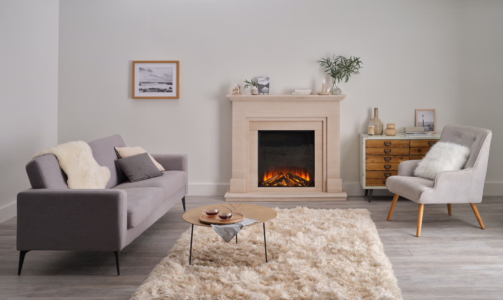 British Fires New Forest 650 inset electric fire supplied and fitted across Yorkshire