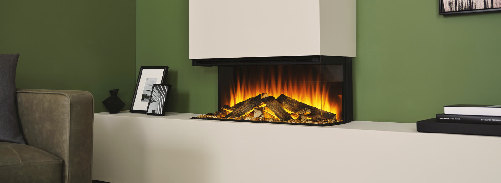 British Fires New Forest 870 inset electric fire supplied and fitted across Yorkshire
