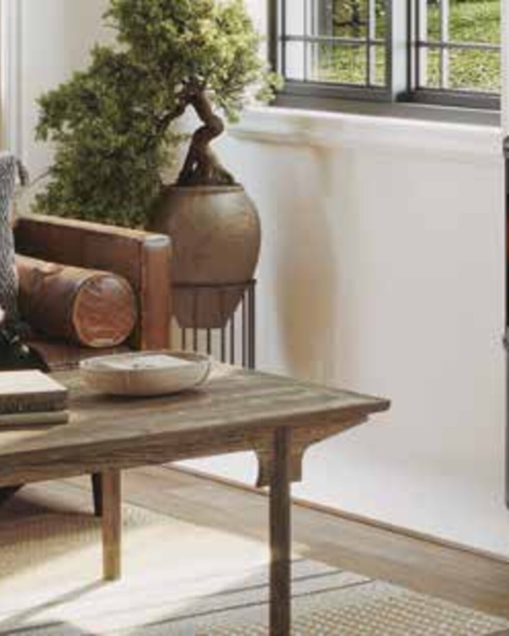 Fire FX Atlas stove in a bright open-plan living room