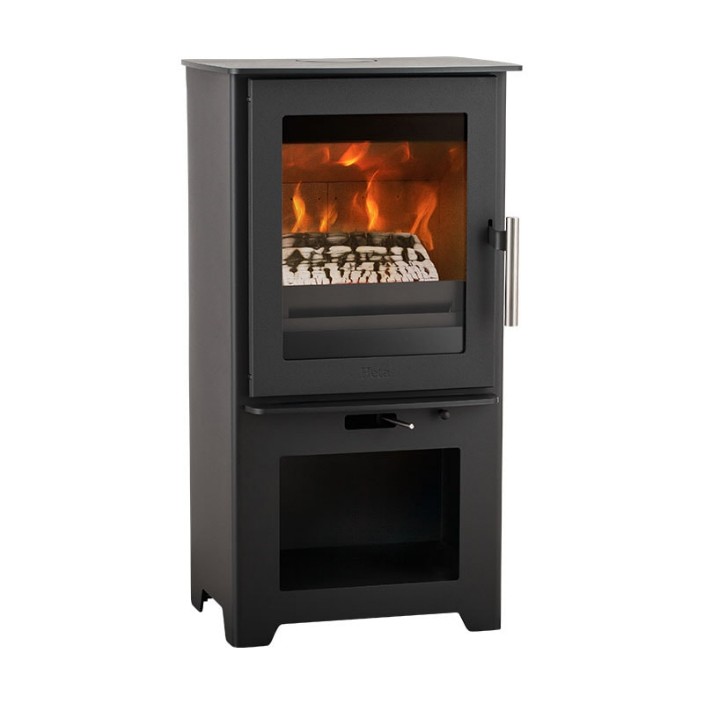 Heta Inspire 40 on its integral log store base